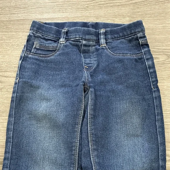 Real Love Distressed Denim Pull On Jeggings | Girls Size 7 - Picture 3 of 5